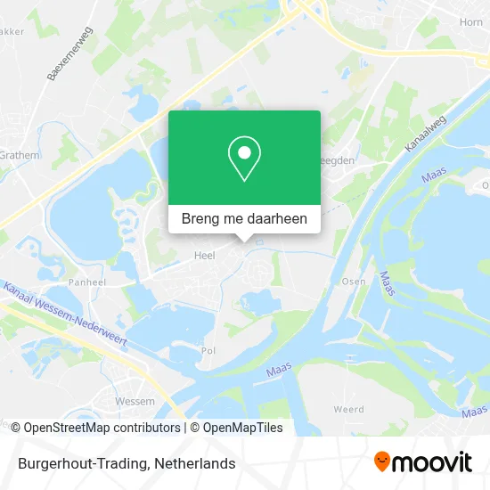 Burgerhout-Trading kaart