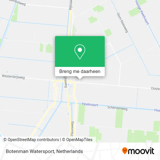 Botenman Watersport kaart