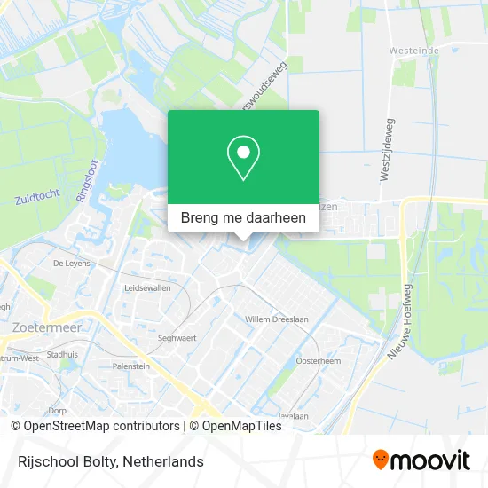 Rijschool Bolty kaart