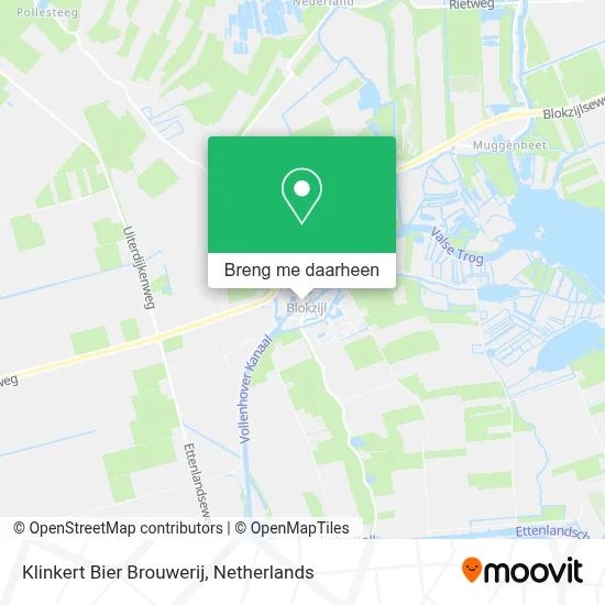 Klinkert Bier Brouwerij kaart