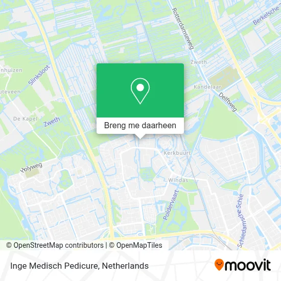 Inge Medisch Pedicure kaart