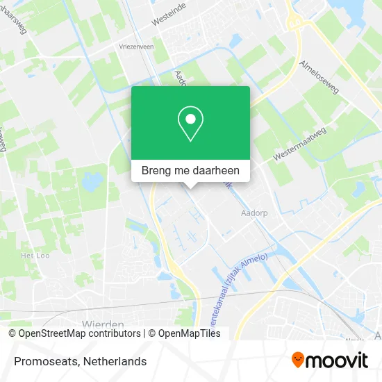 Promoseats kaart