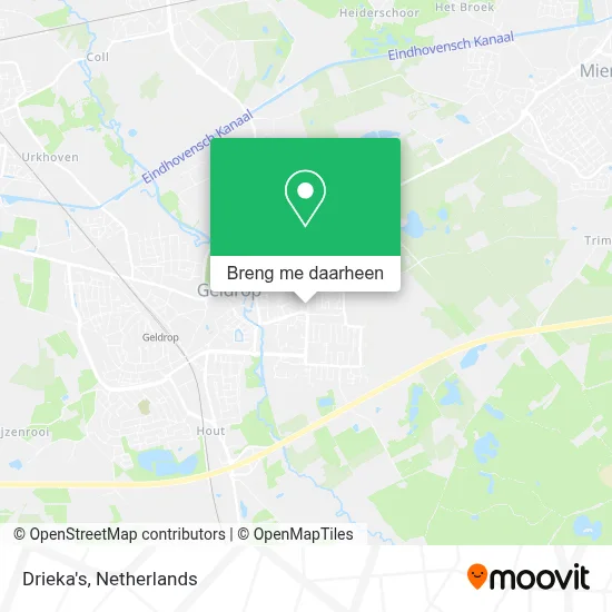 Drieka's kaart
