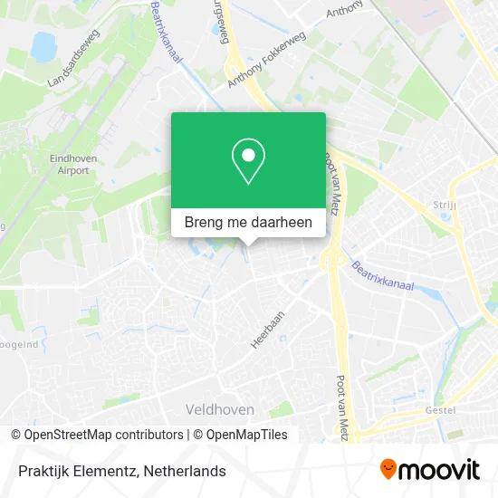 Praktijk Elementz kaart