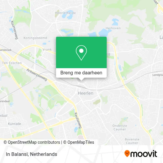 In Balansi kaart