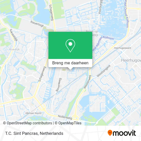 T.C. Sint Pancras kaart