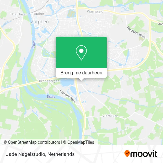 Jade Nagelstudio kaart