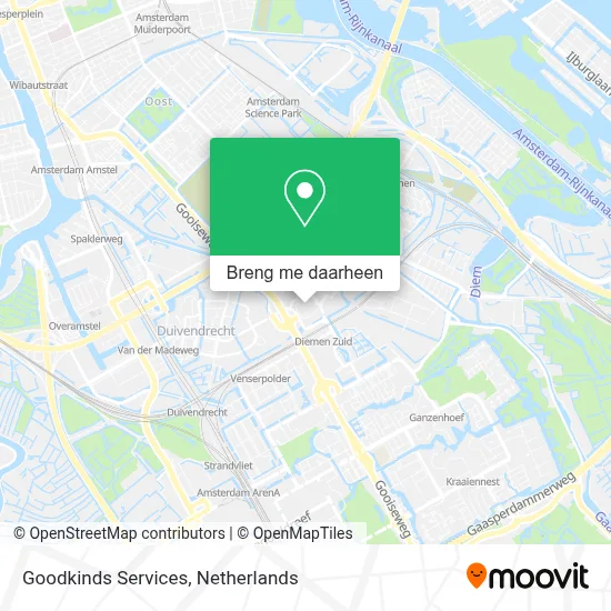 Goodkinds Services kaart