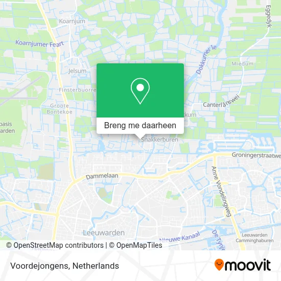 Voordejongens kaart