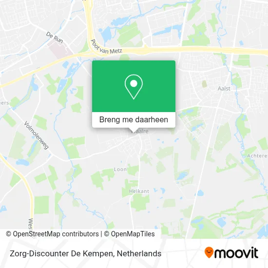 Zorg-Discounter De Kempen kaart