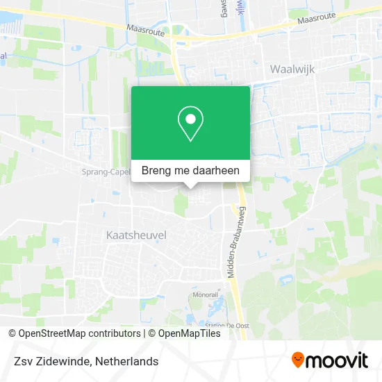 Zsv Zidewinde kaart