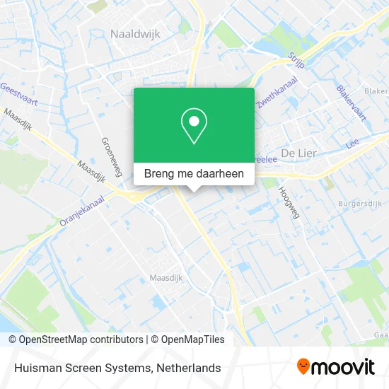 Huisman Screen Systems kaart