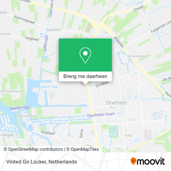 Vinted Go Locker kaart