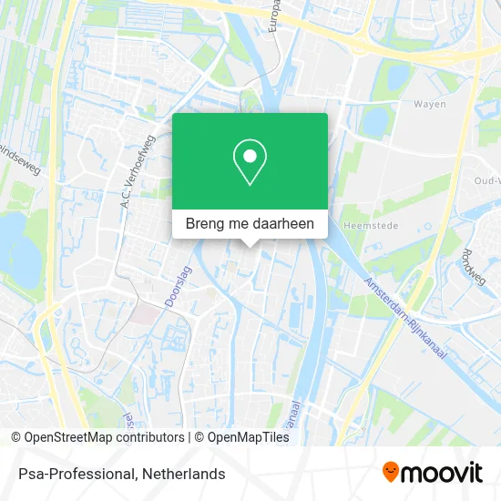 Psa-Professional kaart