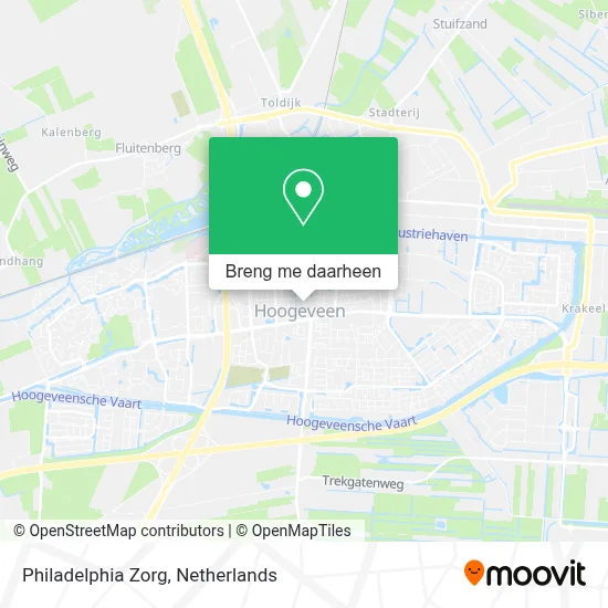 Philadelphia Zorg kaart