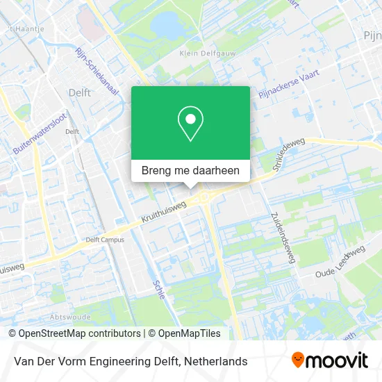 Van Der Vorm Engineering Delft kaart