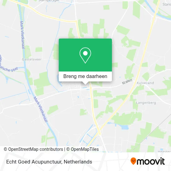 Echt Goed Acupunctuur kaart