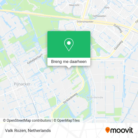 Valk Rozen kaart