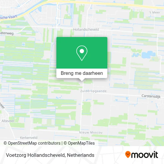 Voetzorg Hollandscheveld kaart