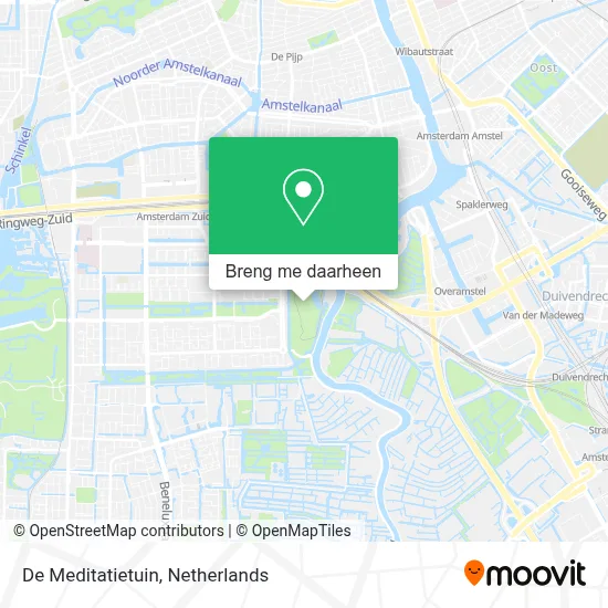 De Meditatietuin kaart