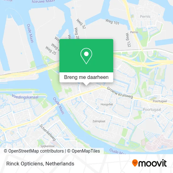 Rinck Opticiens kaart