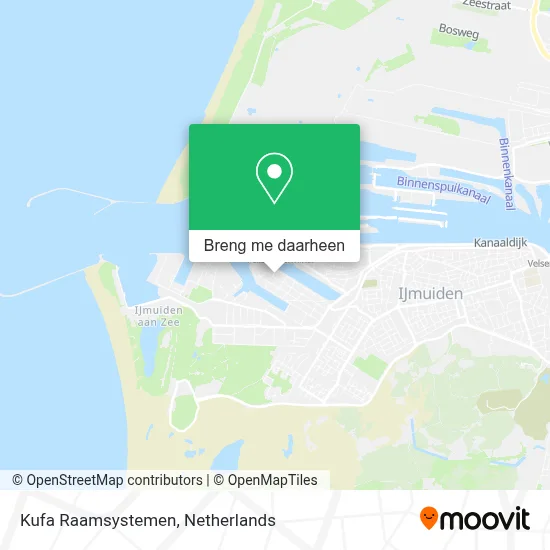 Kufa Raamsystemen kaart