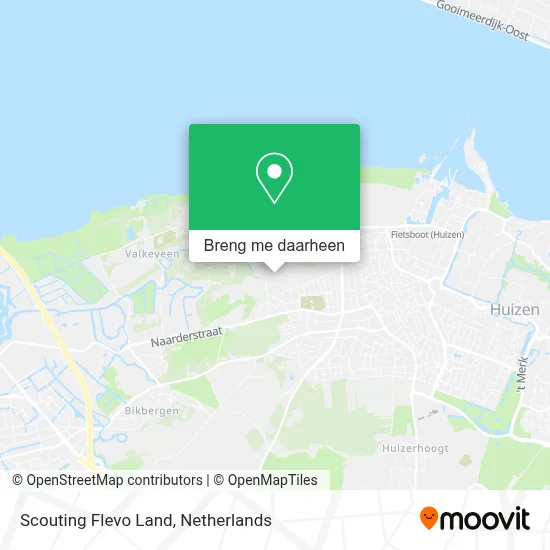 Scouting Flevo Land kaart
