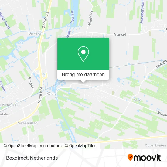 Boxdirect kaart