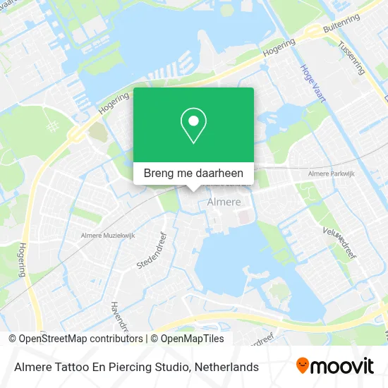 Almere Tattoo En Piercing Studio kaart