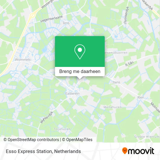 Esso Express Station kaart
