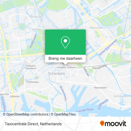 Taxicentrale Direct kaart