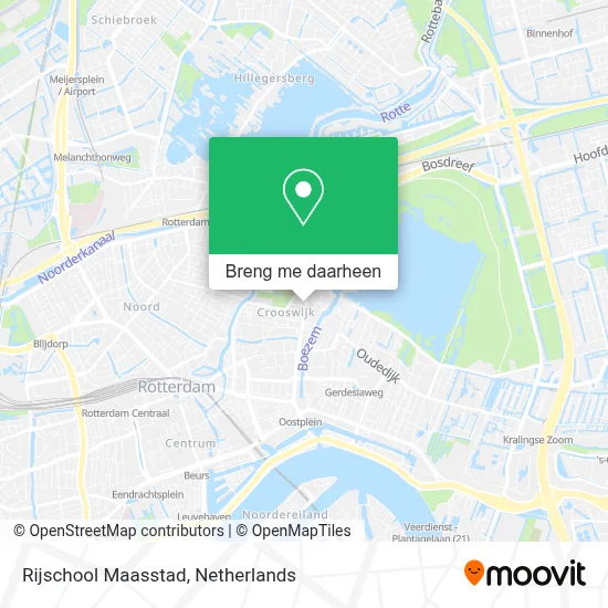 Rijschool Maasstad kaart