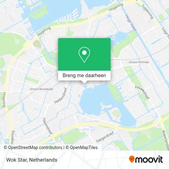 Wok Star kaart
