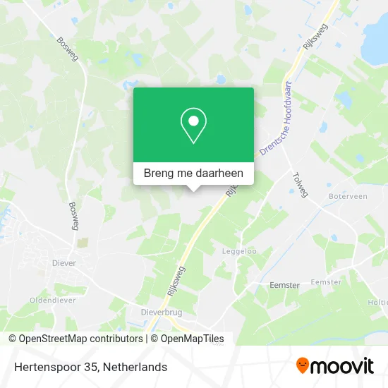 Hertenspoor 35 kaart