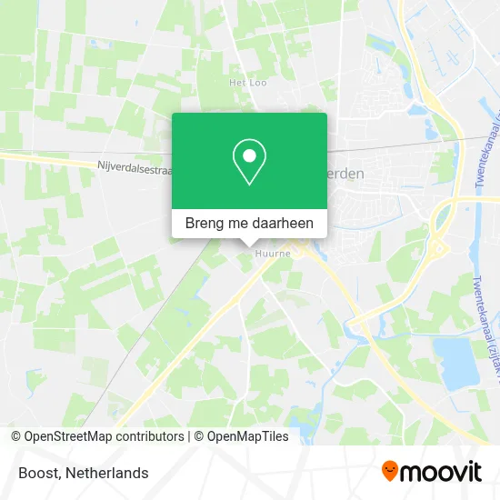 Boost kaart