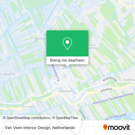Van Veen Interior Design kaart