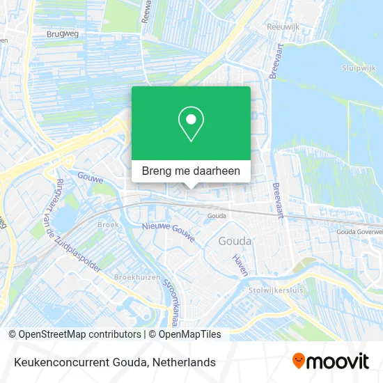Keukenconcurrent Gouda kaart