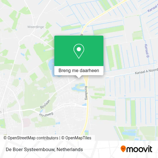 De Boer Systeembouw kaart