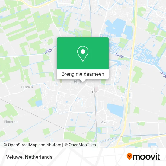 Veluwe kaart