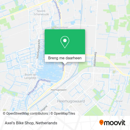 Axel's Bike Shop kaart
