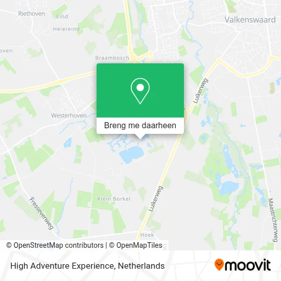 High Adventure Experience kaart