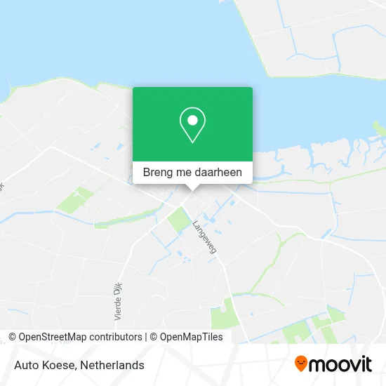 Auto Koese kaart