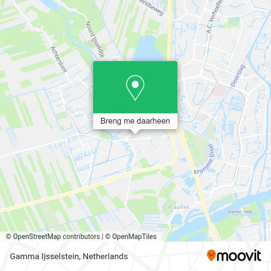 Gamma Ijsselstein kaart