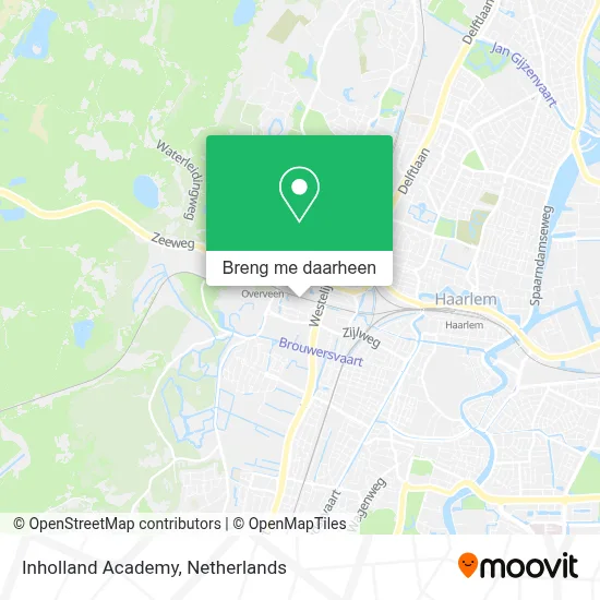 Inholland Academy kaart