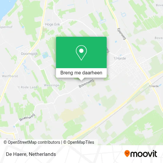 De Haere kaart