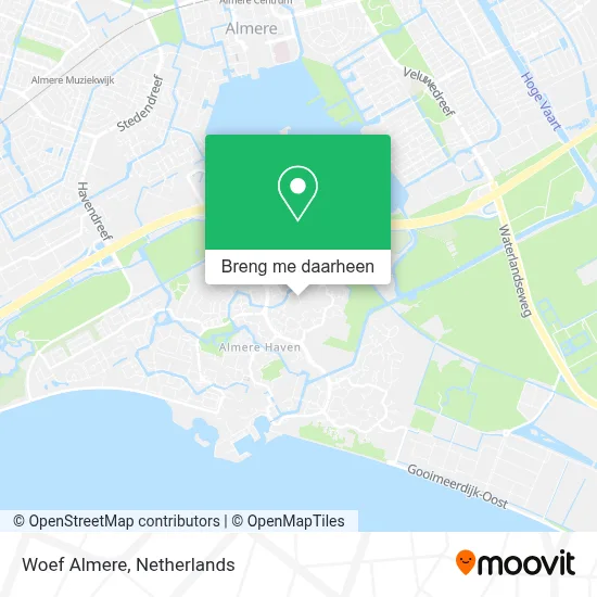 Woef Almere kaart