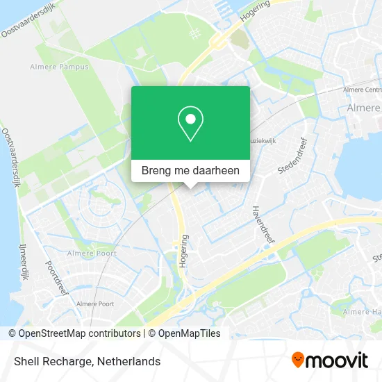 Shell Recharge kaart