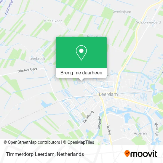 Timmerdorp Leerdam kaart