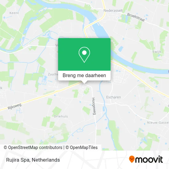 Rujira Spa kaart