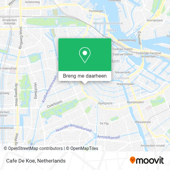 Cafe De Koe kaart